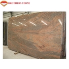 알칼리 저항에 의하여 닦는 화강암 돌, 중국 Juparana 화강암 석판 2400x700mm